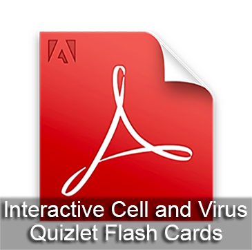 Interactive Cell and Virus Lesson Quizlet Flashcards